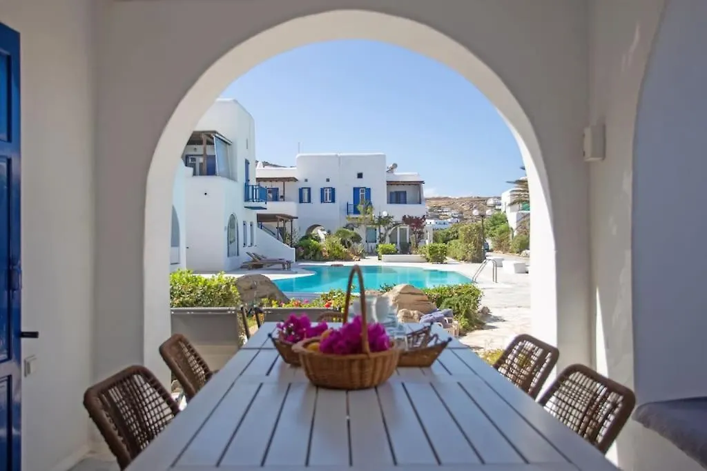 Mykonian Style W Shared Pool Houses 8 & 9 Ornos  0*, Ornos (Mykonos)