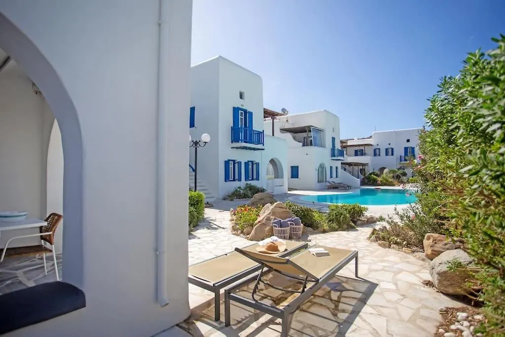 Vakantiehuis Mykonian Style W Shared Pool Houses 8 & 9 Ornos