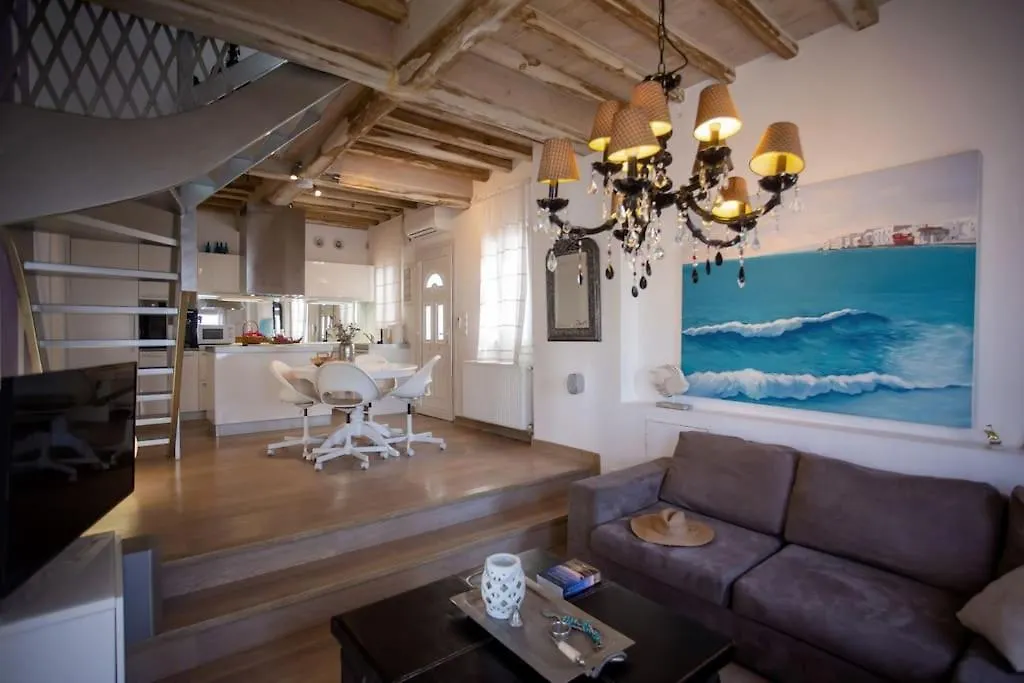 Mykonian Style W Shared Pool Houses 8 & 9 Ornos  0*, Ornos (Mykonos)