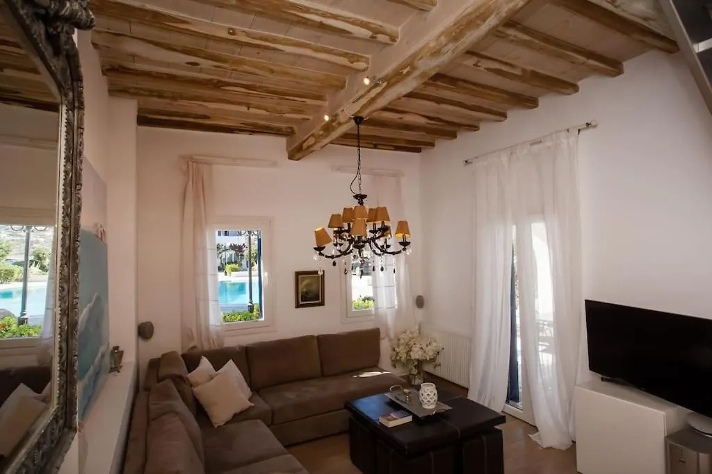 Mykonian Style W Shared Pool Houses 8 & 9 Ornos