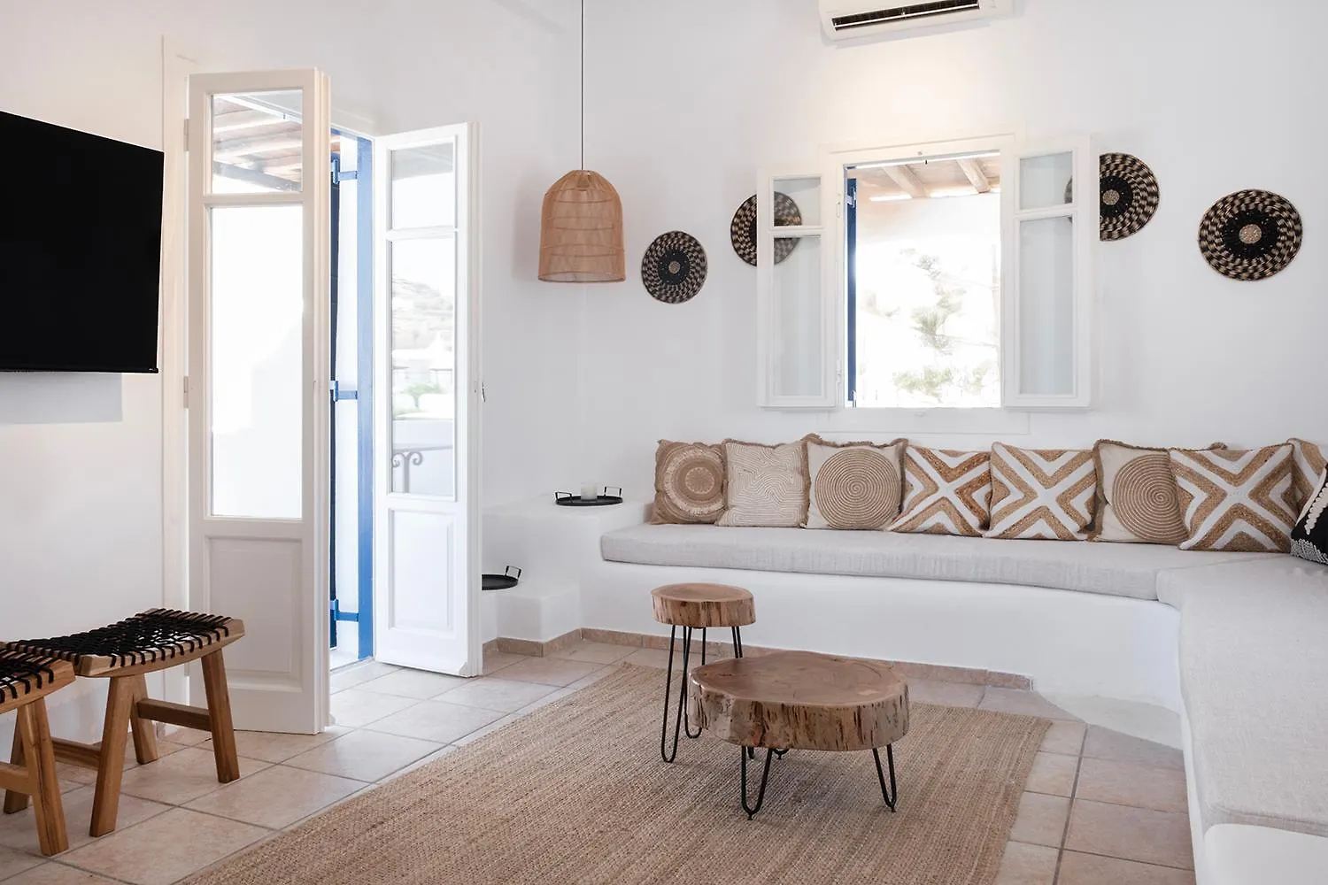 Mykonian Style W Shared Pool Houses 8 & 9 Ornos  0*, Ornos (Mykonos) Griekenland
